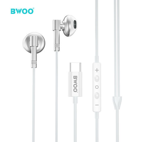 Auriculares con cable personalizados con fabricantes de micrófonos -  Servicio al por mayor - BWOO