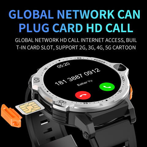 Smart Watch SIM Card - Compatible with 5G 4G LTE GSM Smartwatches and  Wearables - 1 Year Service