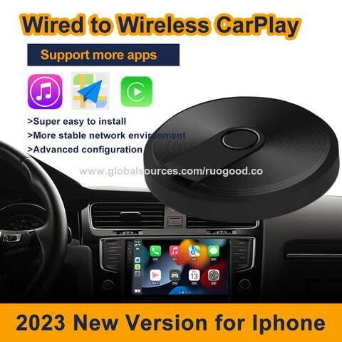 Apple Carplay Wireless Adapter, CarPlay Dongle for Factory Wired CarPlay  Cars, 2023 Upgrade Plug & Play Wired Convert Wireless CarPlay, Fast and  Easy Use Fit for Cars from 2015 & iPhone iOS