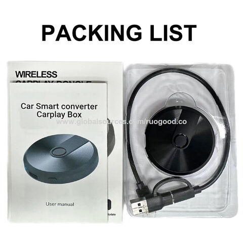 CarPlay Wireless Adapter for Factory Wired 2023 Upgrade Plug & Play