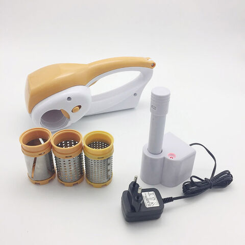 Buy Wholesale China Electric Cheese Slicer Rotary Cheese Grater Battery  Rechargeable 3 Drum Blades Fine Coarse Grating Slicing & Cheese Slicer at  USD 8