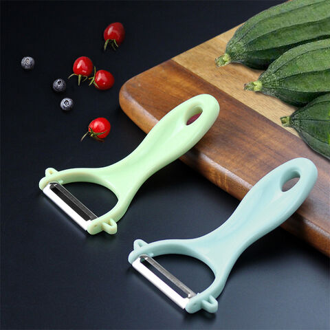Set De 3 Éplucheurs De Légumes Et Fruits - Lame Tranchante En Acier Inoxydable, Poignée Ergonomique - Pour Cuisine Quotidienne