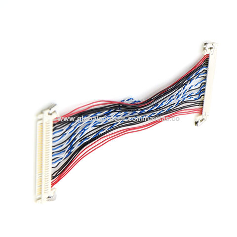 Source Customized 30pin micro coaxial lvds I-pex cable for lcd panel on  m.