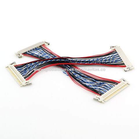 Source Customized 30pin micro coaxial lvds I-pex cable for lcd panel on  m.
