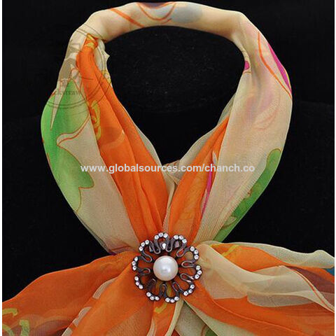 Buy Wholesale China Delicate And Polished Circled Crystal Scarf