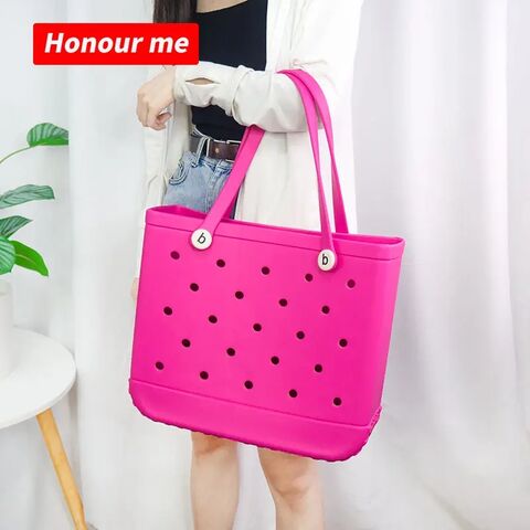 Waterproof Eva Silicone Tote Bag For Women Large Shopping Basket