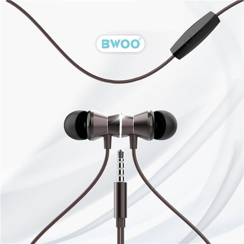 Auriculares con cable personalizados con fabricantes de micrófonos -  Servicio al por mayor - BWOO