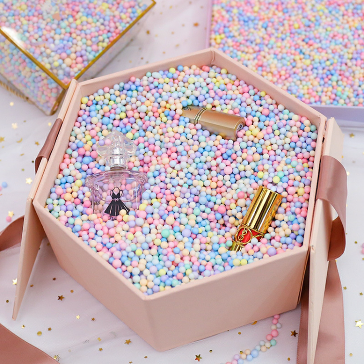 Polystyrene Styrofoam Gift Box Filler Foam Diy Mini Beads Multicolor Balls  Decor