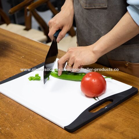 Buy Wholesale China Cutting-chopping-boards For Kitchen-set Black Dishwasher -safe Easy-grip Non-slip Handle-border With Juicy Groove Reversible & Chopping  Boards at USD 2.58