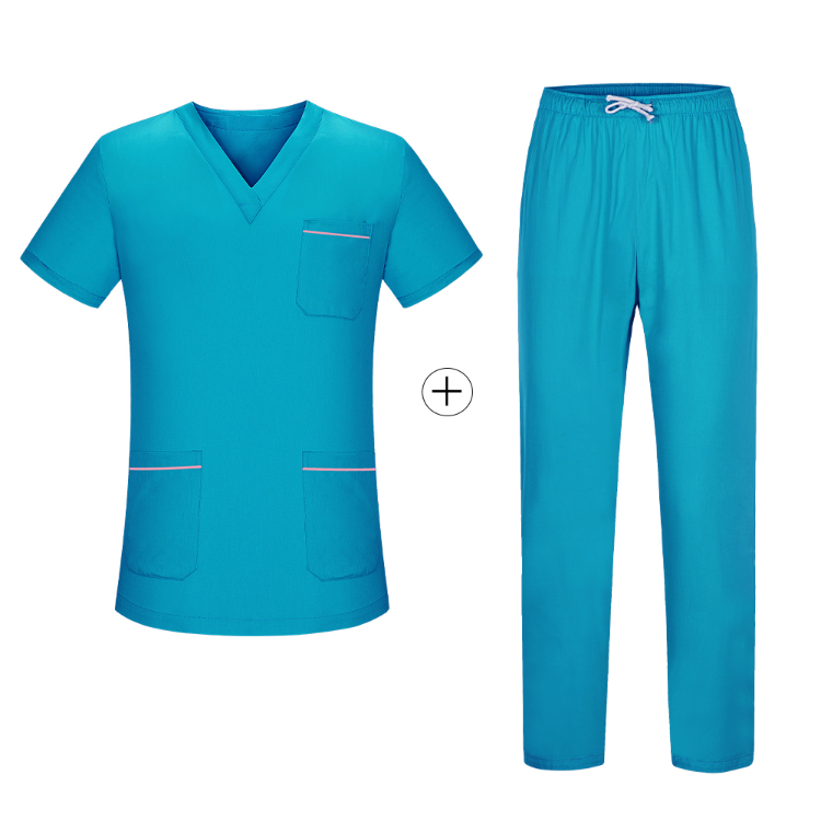 Women Men Medical Surgical Scrub Uniforms Nurse Nursing Scrub Set