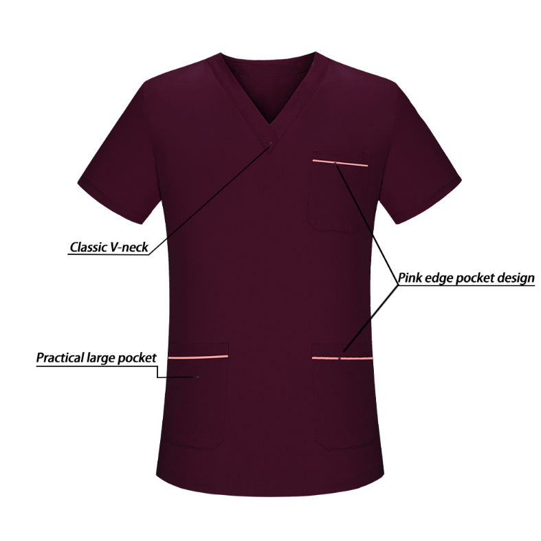 Women Men Medical Surgical Scrub Uniforms Nurse Nursing Scrub Set