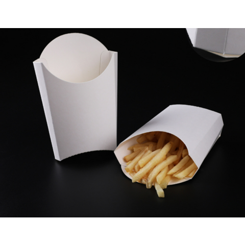 Takeaway snack packaging box for french fries