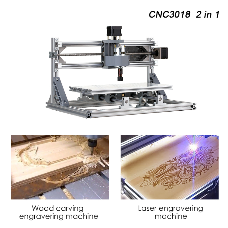 Cnc3018 Diy Cnc Router Kit 2-in-1 Mini Laser Engraving Machine Grbl Control  3 Axis For Pcb Pvc Plastic Etc. Engraving Machine, Wood Cnc Engraving  Machine, Cnc Machine 3018, Wood Routers - Buy