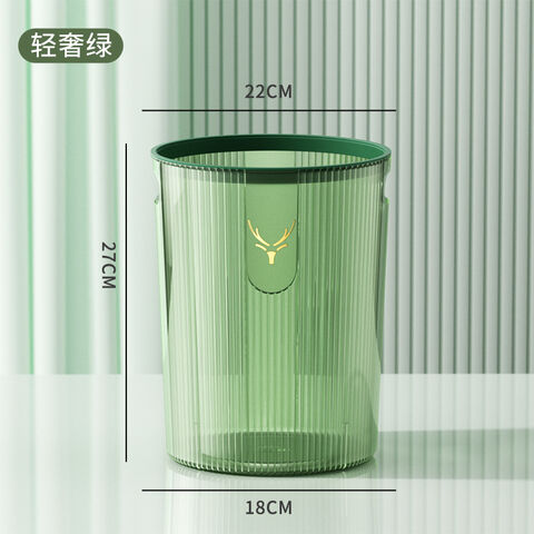 Square Mini Bucket Small Waste Bin Desktop Garbage Basket Home Table  Plastic Office Supplies Trash Can Dustbin Sundries Barrel