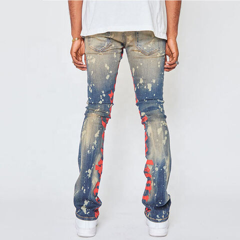 Customize some jeans or pants to make them stacked by Siummete