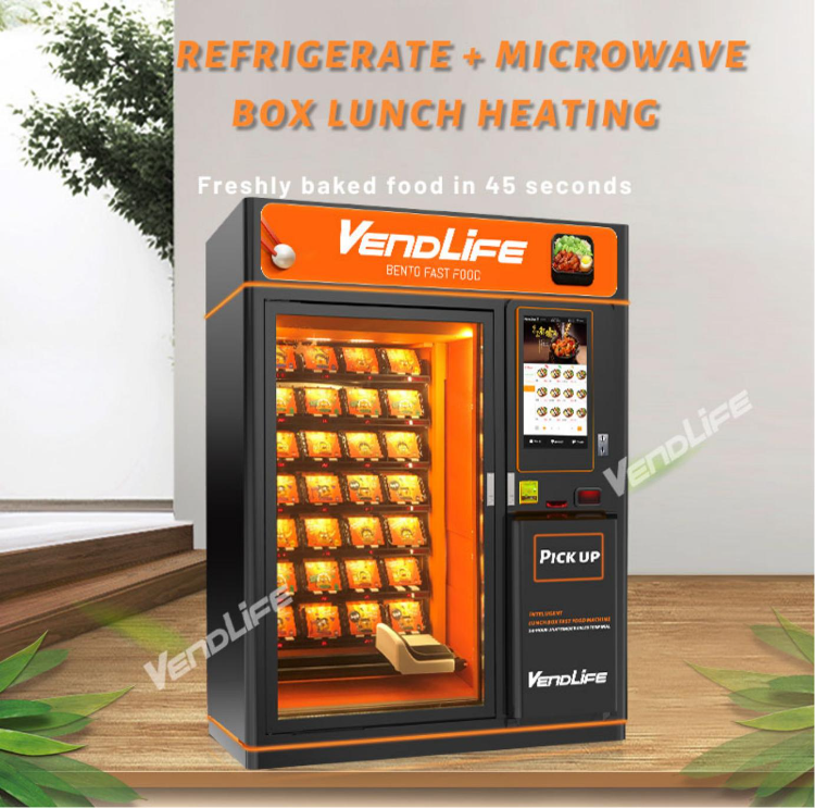 Frozen Food Vending Machine with microwave - Vendlife