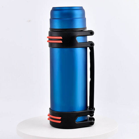 Drink Flasks Vacuum Flask 1L, Double-Layer 304 Stainless Steel Water  Bottle, Keep Warm for 24 Hours, Outdoor Durable Portable Travel Mug Camping