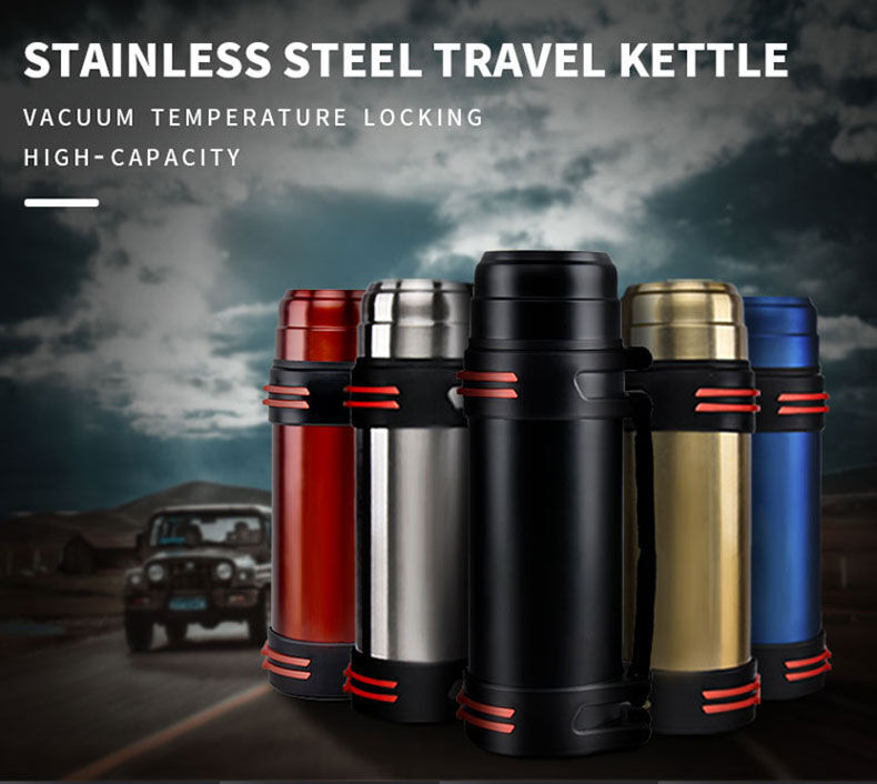 Buy Wholesale China Small Fresh Stainless Steel Thermos Cup Outdoor Large  Capacity Thermos Pot Portable Car Water Bottle Travel Pot New Wholesale &  Pots at USD 5.19