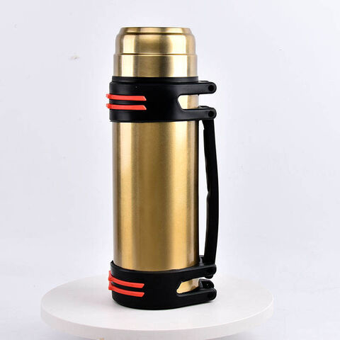  Insulated Coffee Pot 1L Large Capacity Household Outdoor Small  Coffee Pot Vacuum Flask Glass Liner Thermos Thermal Coffee Carafe (Color :  Gold): Home & Kitchen