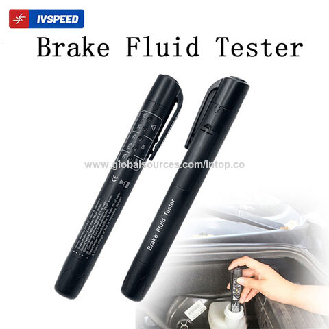Universal Car Brake Fluid Oil Liquid Tester 5 LED Testing Pen Diagnostic  Tools