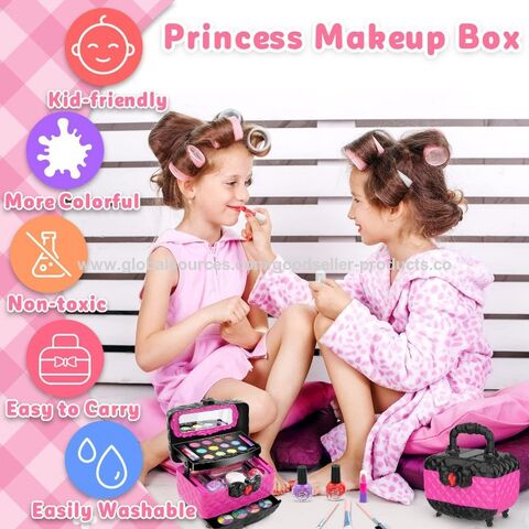 Fille Prétendre Princesse Boîte de maquillage Jouets Enfants Maquillage  Filles Voyage Cosmétique