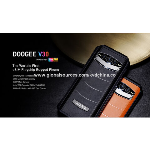 DOOGEE V30T 2023 5G Unlocked Smartphone, 20GB+256GB Rugged Smartphone,  66W/10800mAh Battery Cell Phone, 120Hz/ 6.58 108MP Camera Rugged Phone,  Night