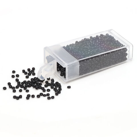 Caja de cuentas para joyería DIY de Yiwu, cuentas de vidrio de 2 mm para punto de cruz, accesorios de joyería, cuentas delica