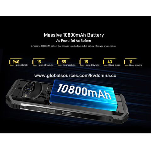DOOGEE Teléfono inteligente resistente S100 (2023), 20 GB+256 GB Dual 4G  Gaming Rugged Phone desbloqueado, 120Hz 6.58 teléfono celular, carga  rápida