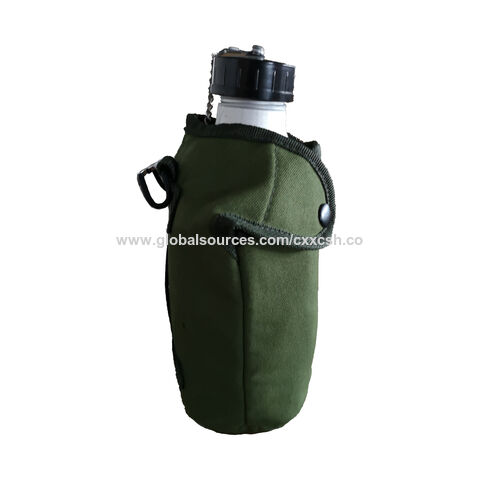 Small Mouth Water Bottle Cup Kettle Military Aluminum Canteen for