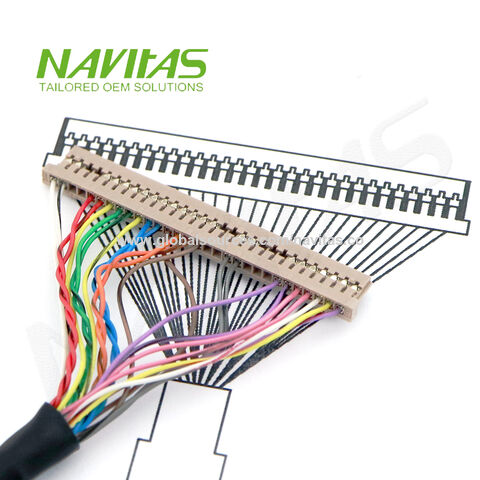 Custom 40 Pin Laptop Lvds Cable - Buy Custom 40 Pin Laptop Lvds Cable  Product on