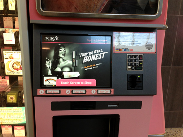 Custom Airport Kiosk Benefit Cosmetics Vending Machine Concept Beauty ...