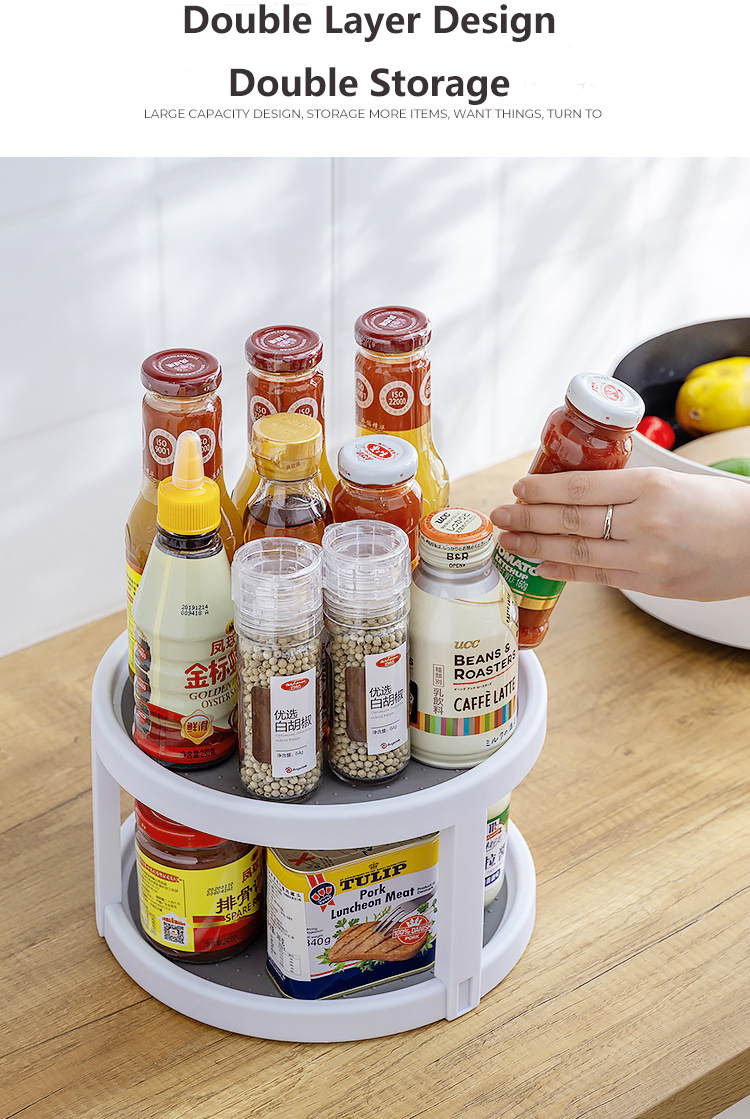 Buy Wholesale China Plastic Round Spinning Turntable Pantry Cabinet ...