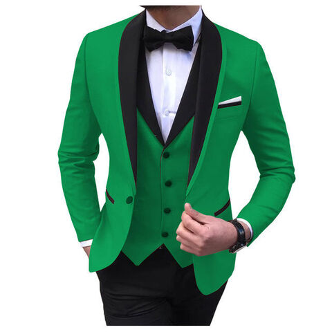 Green Slim-Fit Suit 3-Piece  Slim fit suit, Slim fit suit men, Slim fit  suits