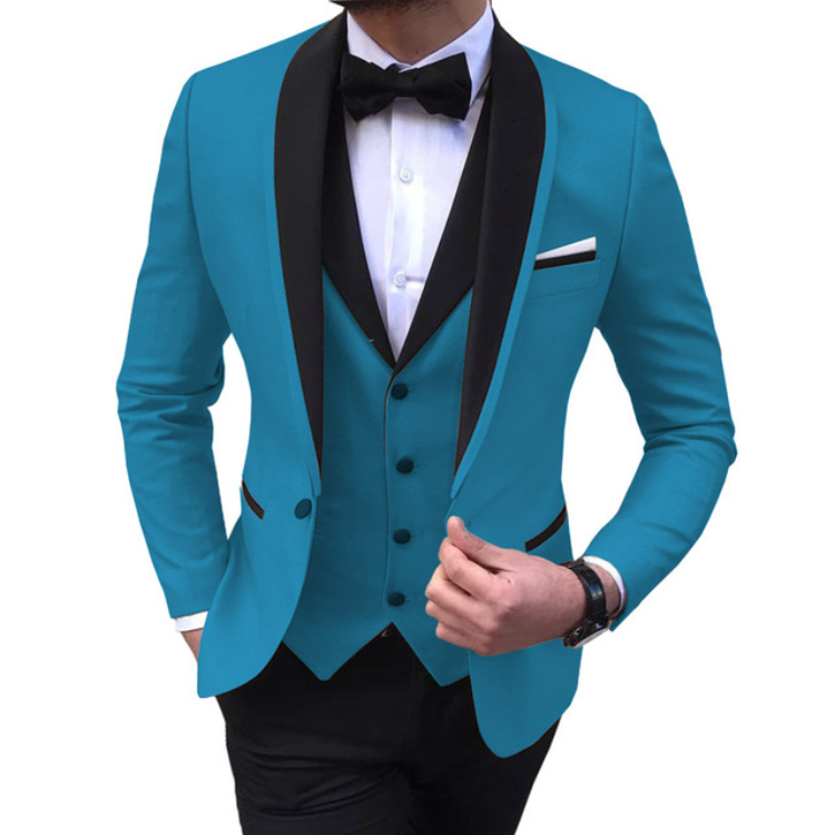 OEM Regular Fit Black Formal Coat Pant Suit for Men - China Men's Suits and  Black Suits price