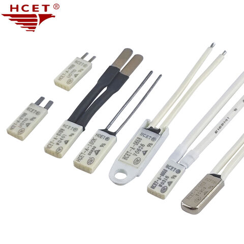High quality manufacturer HCET-A 12V 10A 2.5A 250V Normally Closed Motor Thermal Protector Bimetal strip