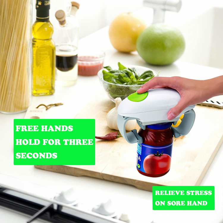 Electric Jar Opener One Touch Handsfree Automatic Bottle Opener For All  Sizes