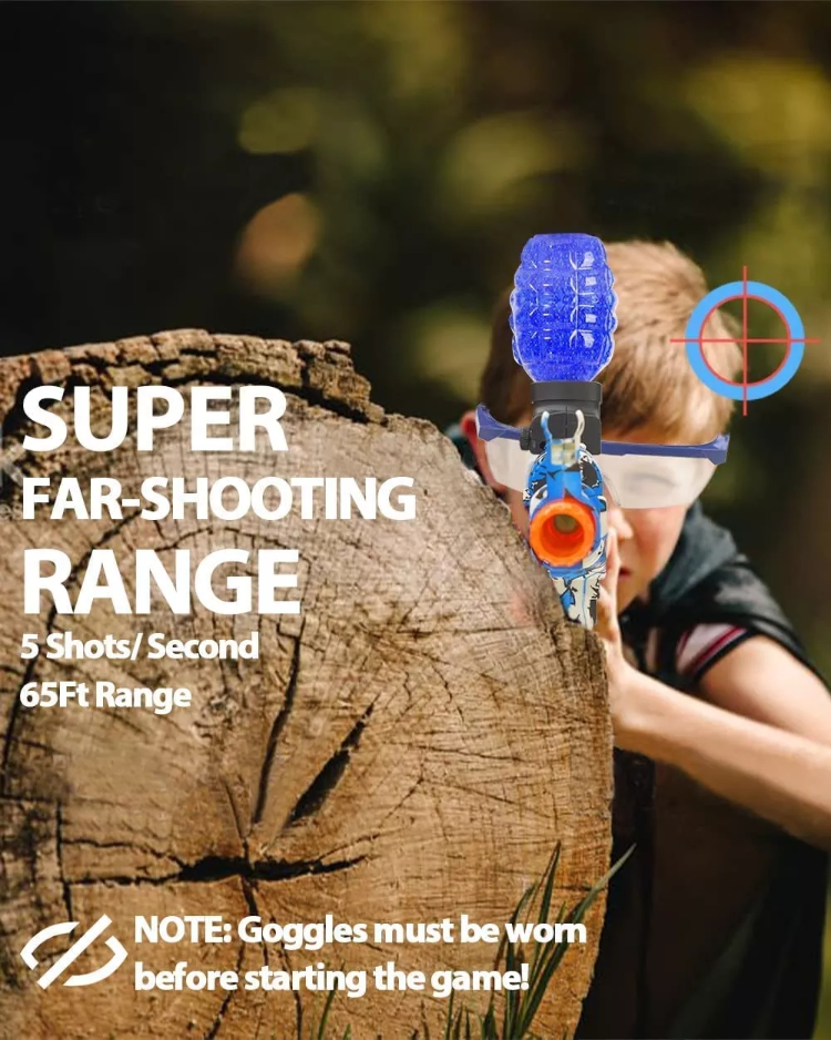 New 2 In 1 Splatter Ball Blasters With 5000 Gel Beads Ammo M416 ...