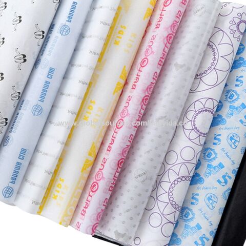 Custom Logo Printed Tissue Paper Gift Wrapping Silk Paper for