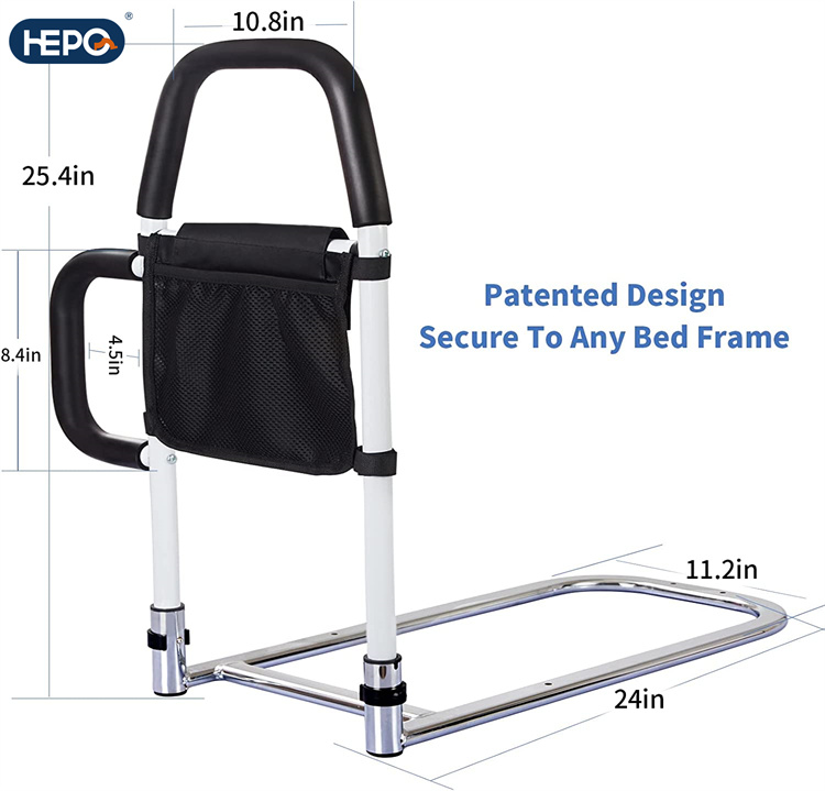 Buy Wholesale China Hepo Bed Rails For Elderly Adults - Bed Assist Rail ...