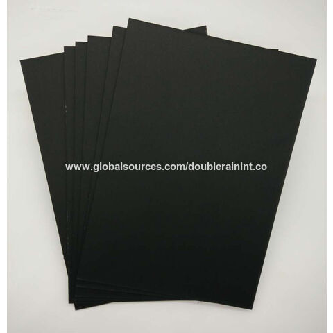 Degradable One Side Coated Black Paper Roll from 110gsm to 600gsm