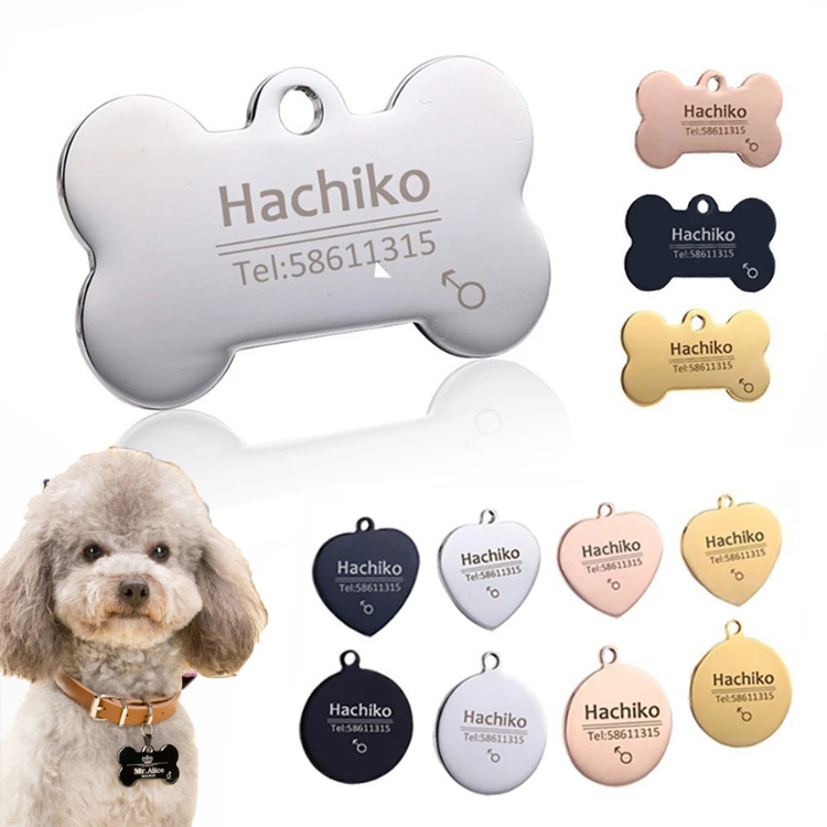 Buy Wholesale China Wholesale Cheap Standard Size Blank Metal Stainless  Steel Dog Tag Cute Personalized Men Gold Blank Rainbow Tags & Blank Dog Tag  at USD 0.25