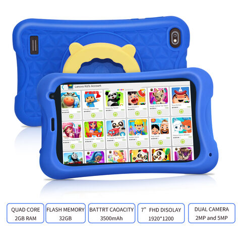 Tablette pour Enfants 7 Pouces IPS HD Display Android 11 Tablettes  d'apprentissage pour garçons,32 Go ROM 2 Go RAM,5MP+8MP,Tablette WiFi pour  Enfants,étui à l'épreuve des Enfants avec Support,Bleu : :  Informatique