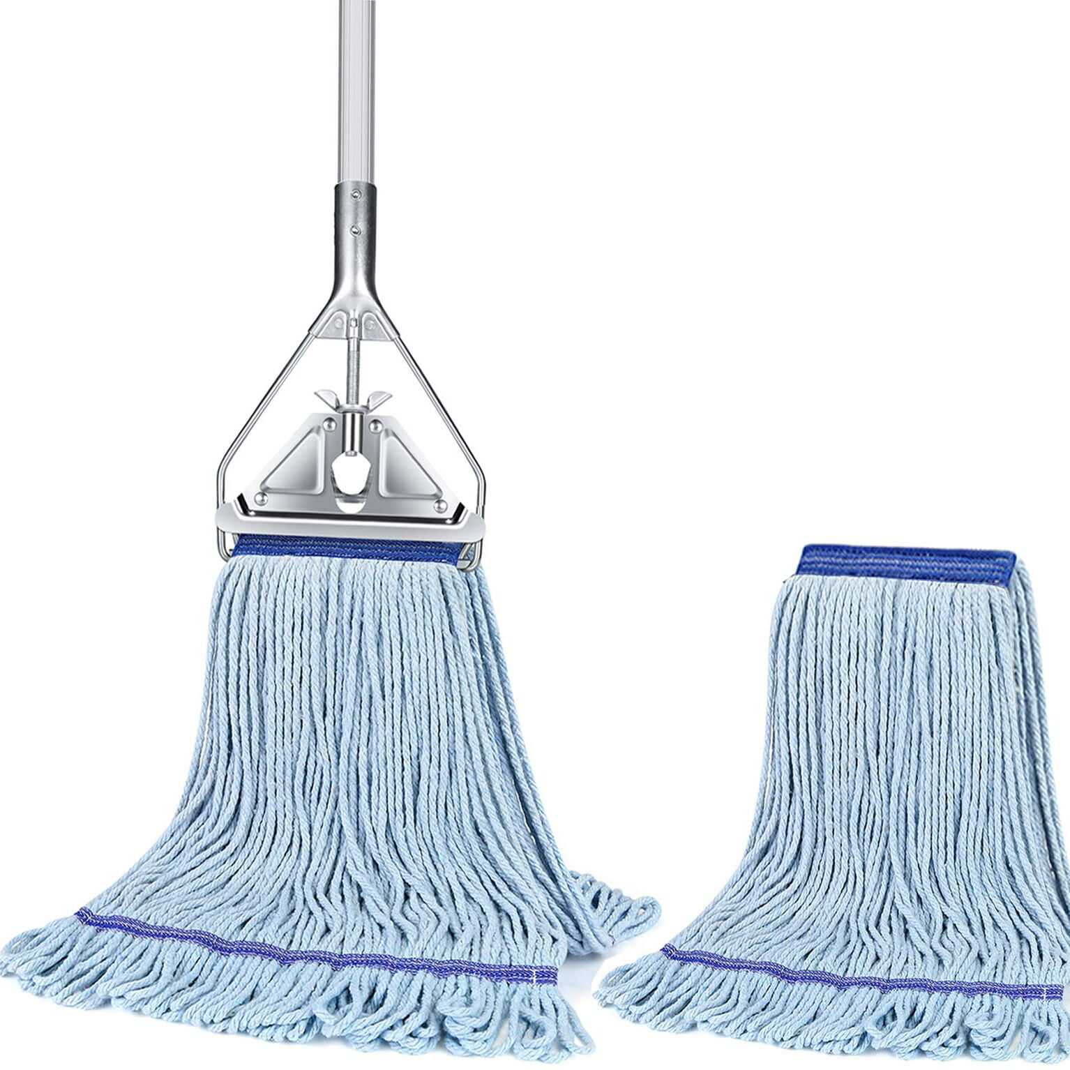 Wet Mop Replacement Head – Absorbent & Professional Quality Cotton Yarn  Floor Cleaner
