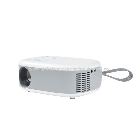 Mini Projecteur Led Prend en Charge 720P / 1080P Vidéo Portable avec  Haut-Parleur Intégré et Prise en Charge de la Télécommande Hd / Av / Usb /  Audio Interface 3,5 Mm pour