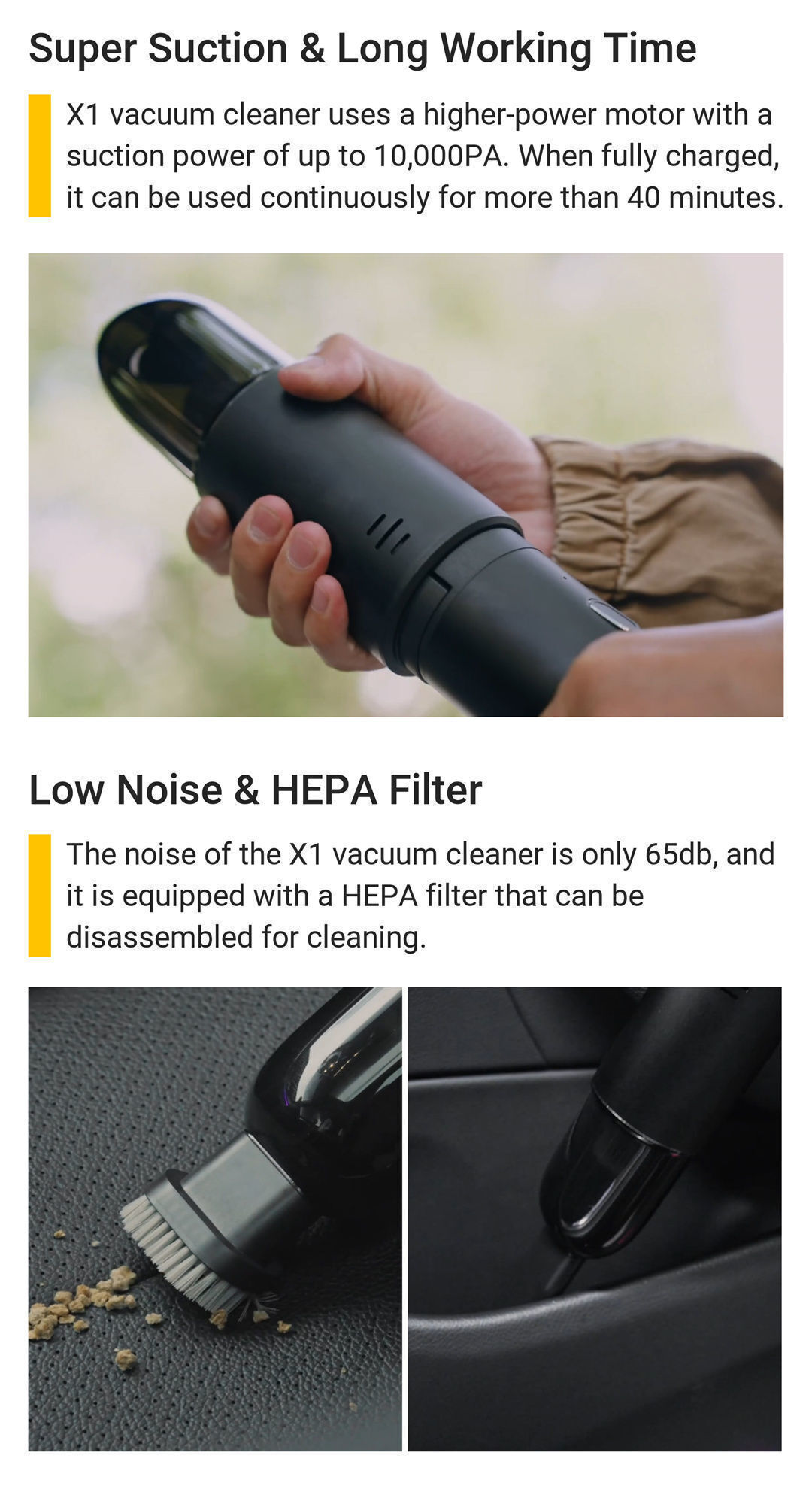 Buy Wholesale China Multifunction Portable Car Vacuum Cleaner With