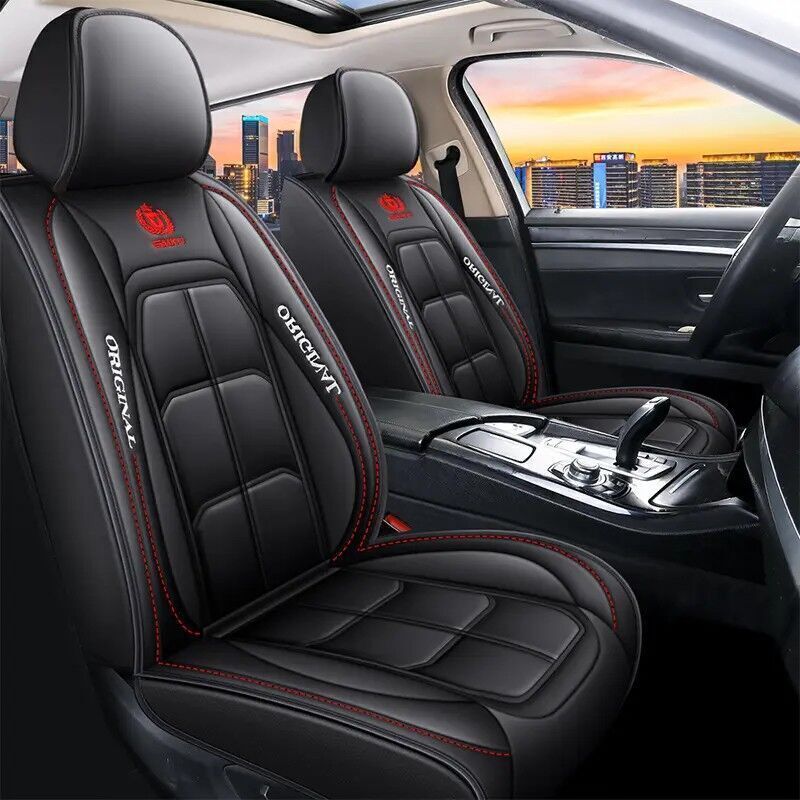 Hot Selling Luxury Leather Full Set Four Season Universal Car Seat Cover Set Expore China