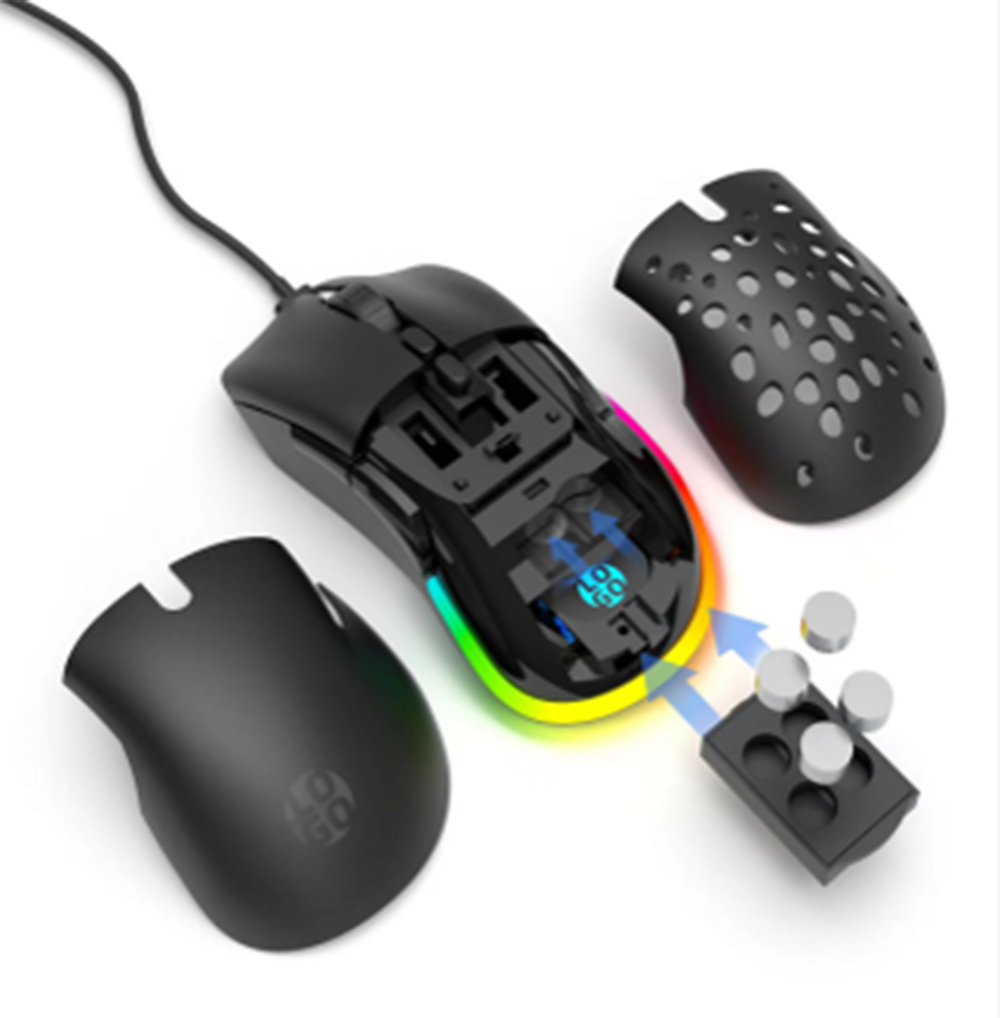 Buy Wholesale Hong Kong SAR Holes Design Gaming Mouse, 2 Caps ...