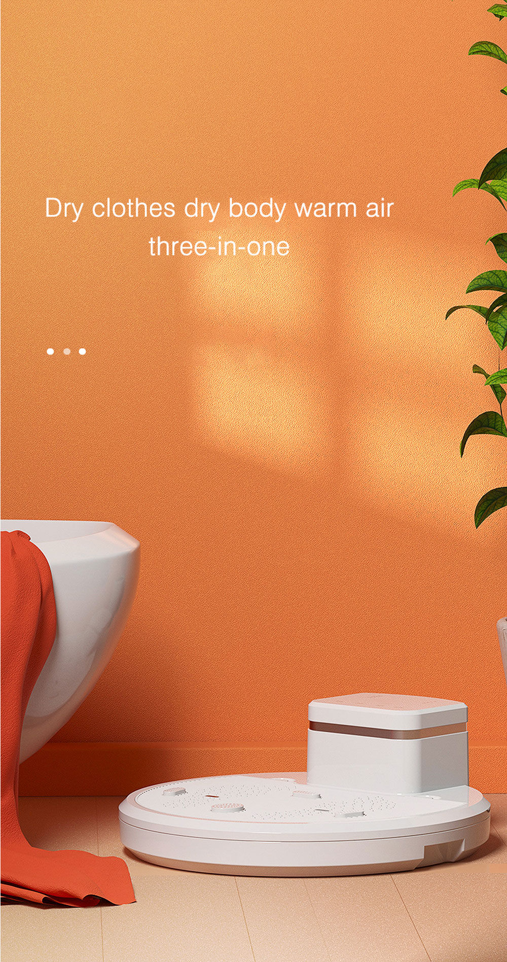 New Design Negative Ion Multifunction Portable Warm Air Clothes Dryer