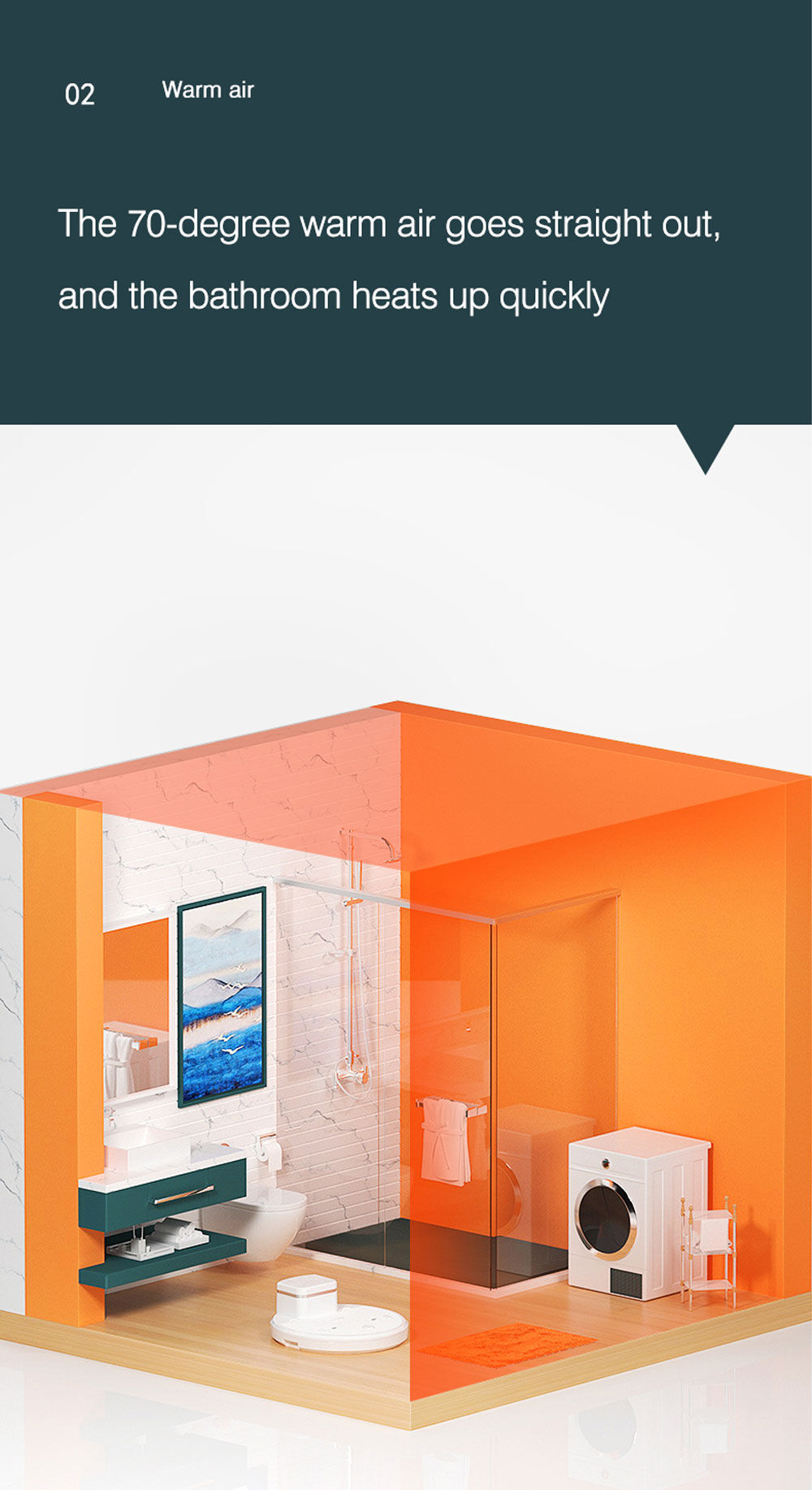 New Design Negative Ion Multifunction Portable Warm Air Clothes Dryer