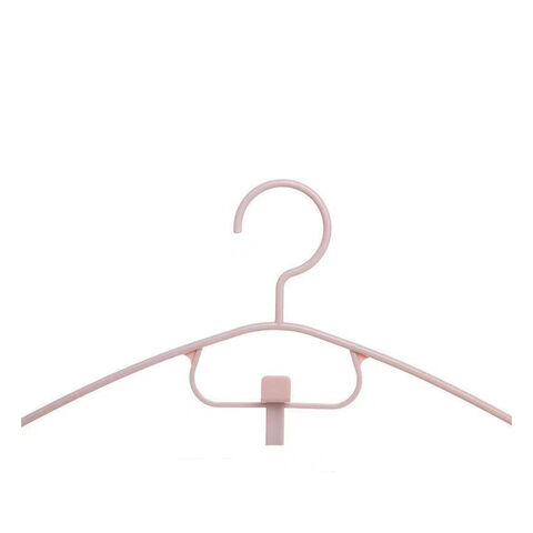 White 100 Pack, Plastic Notched Space Saving Tubular Standard Size Adult  Clothing Non-Slip Hangers Ideal for Everyday Use Dress, Pants and Coats etc  